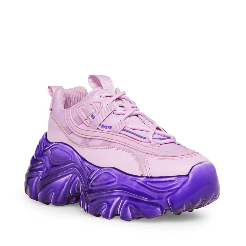 Purple Steve Madden Revel Women's Sneakers | PH 0176ZXJ